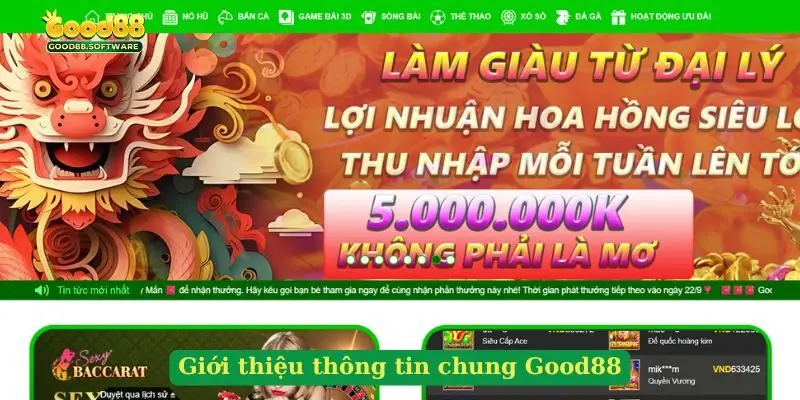 Giới thiệu thông tin chung Good88